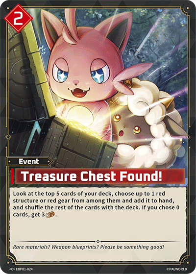 Treasure Chest Found! — BP01-024 card image