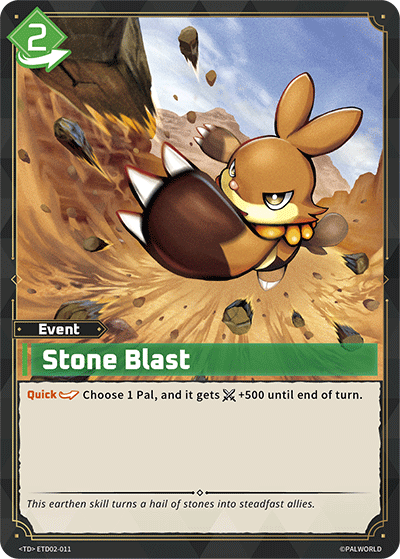 Stone Blast — TD02-011 card image